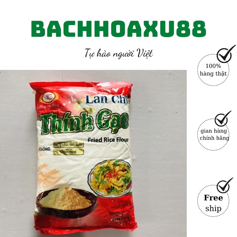 Thính gạo rang làm nem tai thơm, ngon chuẩn vị, thính thơm ngon 1kg