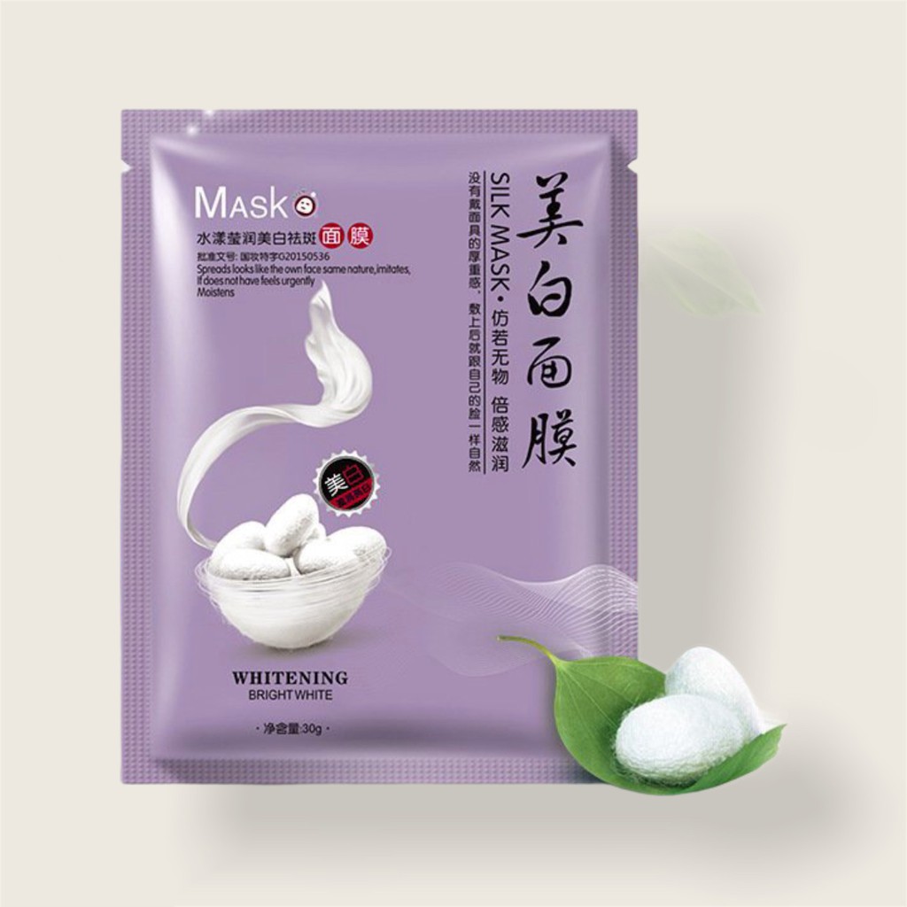 Mặt nạ dưỡng trắng da cấp ẩm thải độc da làm tươi mới mịn da mask nội địa CS28