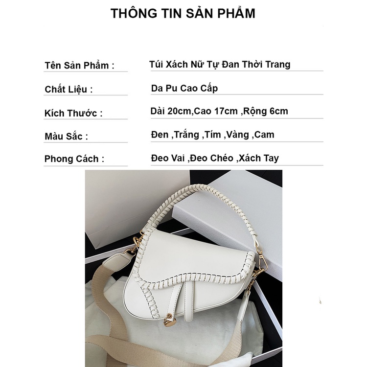 Túi xách nữ đẹp thời trang HALA  túi tự đan handmade phong cách đeo vai unisex trẻ trung