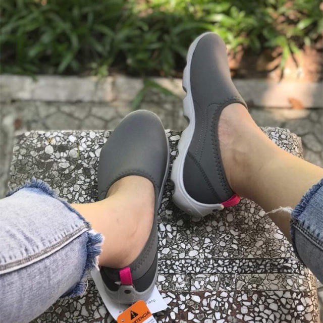 Giày Lười Nữ - Giày Mọi Nữ Vải Chun Skimmer Siêu Nhẹ Êm Mềm Nhiều Màu