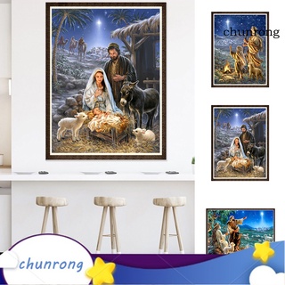 Bộ tranh đính đá thủ công hình Chúa Jesus 30x40cm