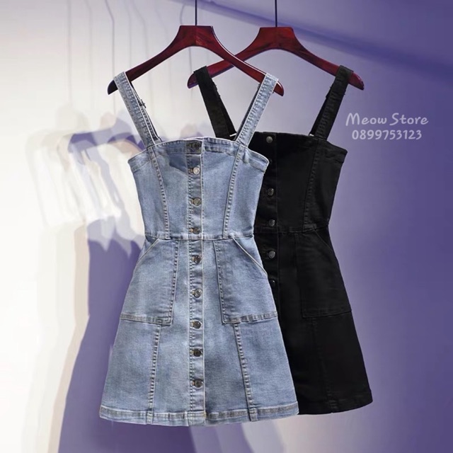 Váy yếm jean