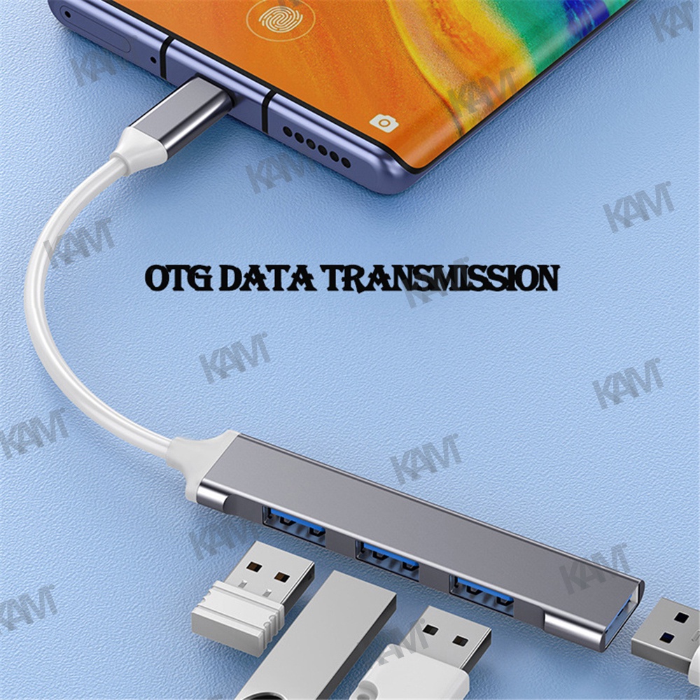 Bộ Chia 4 CổNg USB 3.0 TốC Độ Cao Kam ​​Bộ Chia Cổng USB 5Gbps 4 Cổng USB 3.0 2.0 Cho Máy Tính