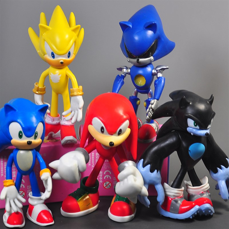 Set 10 Mô Hình Nhân Vật Sonic The Hedgehog 2 15cm