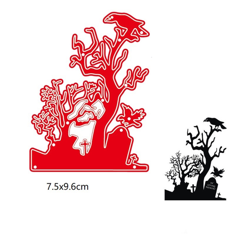 Khuôn Cắt Giấy Kim Loại Họa Tiết Halloween