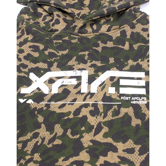 Áo Hoodie khoác Nam Nữ Form Rộng Vải Nỉ Màu Rằn Ri Camo Essential By Local Brand Xfire Unisex