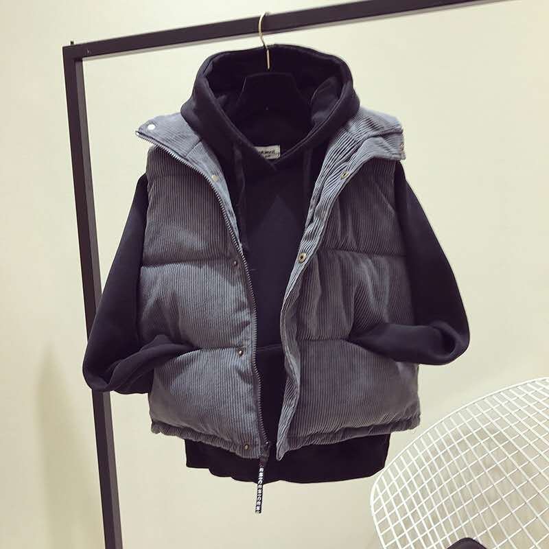 Áo Khoác Phao Không Tay Dáng Rộng Thời Trang Hàn Quốc | BigBuy360 - bigbuy360.vn