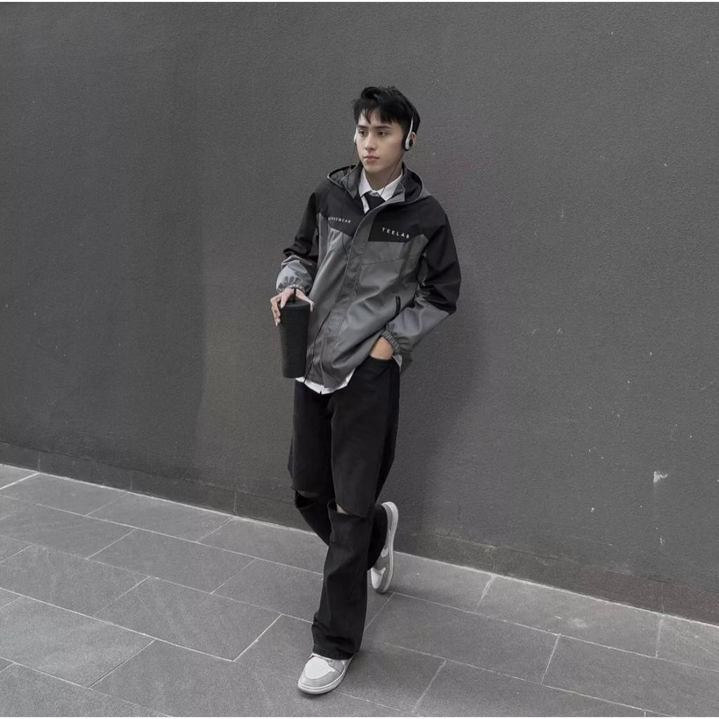 Áo khoác gió, áo khoác dù Teelab unisex Active-Jacket