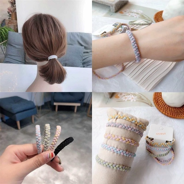 Set 2 Dây Buộc Tóc Xinh Xắn Dành Cho Nữ