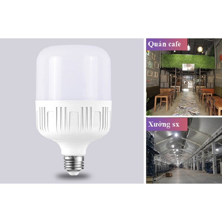 Bộ 5 bóng đèn led búp trụ 25w kín nước siêu sáng siêu bền