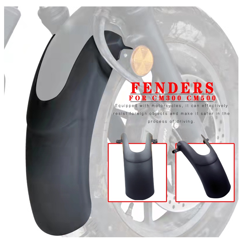 FENDER Tấm Chắn Bùn Trước Chống Bẩn CM500 CM300 Cho Xe HONDA Rebel500 Rebel300 CMX500 CMX300