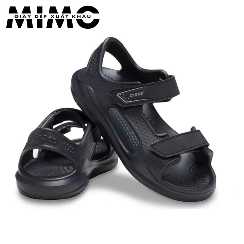 Sandal Swiftwater Cross trẻ em màu đen, dép quai hậu đi học, đi chơi êm mềm nhẹ, chống trơn trượt cho bé trai