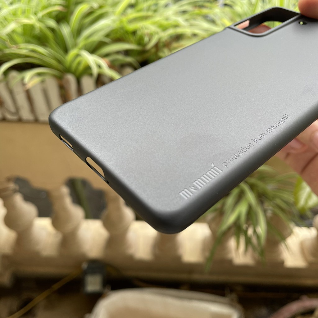 Ốp lưng Memumi siêu mỏng không bám vân tay, có gờ bảo vệ camera cho Samsung Galaxy S21 Plus/ S21 Plus 5G