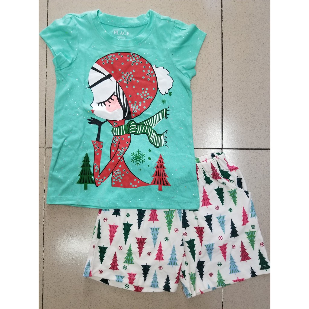 Bộ thun cotton in bà chúa tuyết mát rượi mùa hè ( nhỏ và lớn)