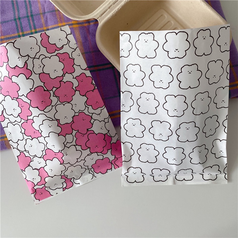 Túi Giấy Gói Quà, Đựng Đồ Nhỏ Gấu Tròn Line Circle Bear