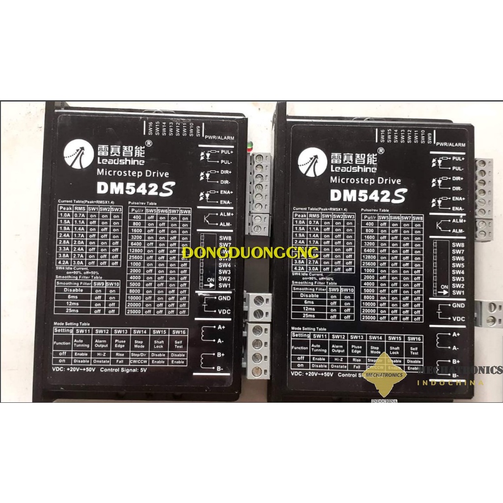 Bộ động cơ step size 86, momen 6.8Nm, tùy chon driver trong ảnh