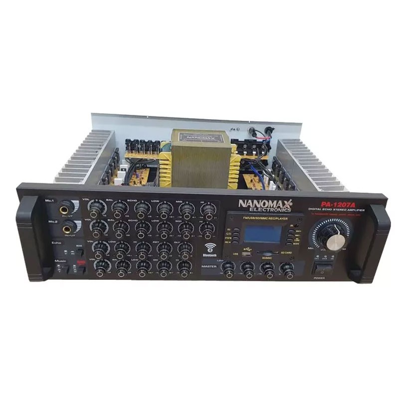Amply karaoke Nanomax PA-1207A - Hàng chính hãng