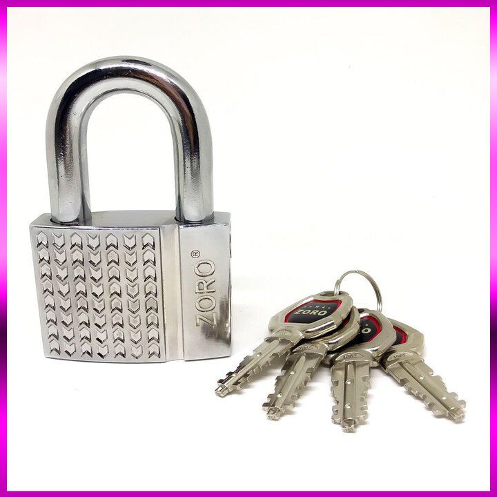 Khóa cao cấp ZORO 6 phân,xọc ⚡FREE SHIP⚡KHÓA BẤM KHÔNG CẦN CHÌA.Công nghệ Mỹ: chống cưa-chống cắt-chống đục