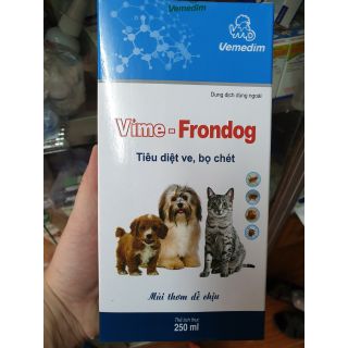 Dung dịch phun trị ve rận Vime-frondog 250ml