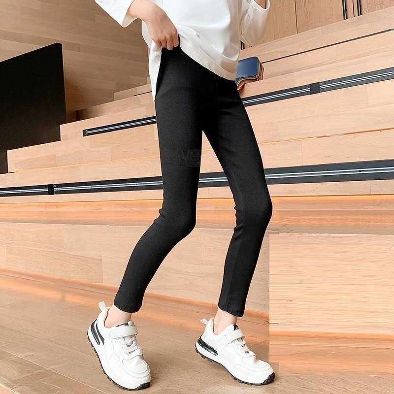 Quần Legging trơn cho bé gái size đại thời trang trẻ em BEESHOP D21125