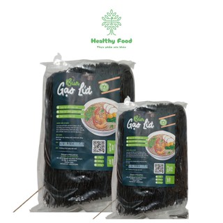 Bún gạo lức đen hữu cơ tự nhiên - Mì gạo lức đen tốt cho sức khỏe, giảm cân, tim mạch 500g/1kg - Healthyfood