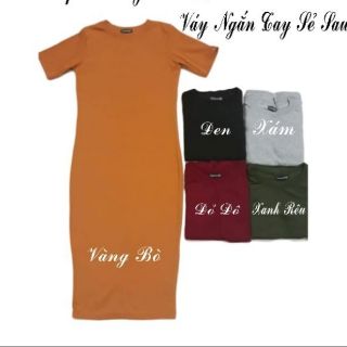 Váy body tay lỡ