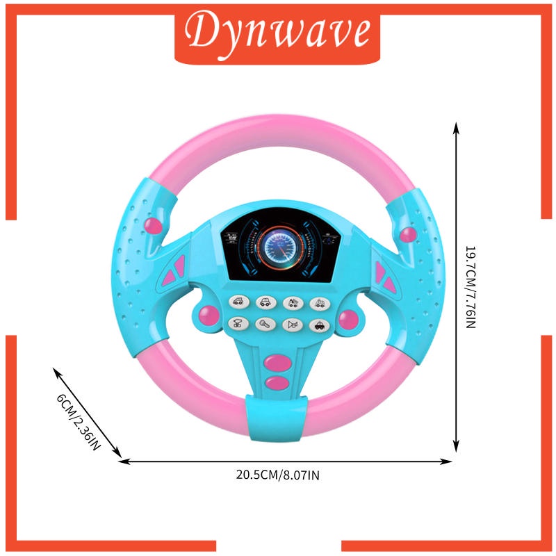 [Dynwave] Đồ Chơi Vô Lăng Xe Hơi Động Cơ Đáng Yêu Cho Bé