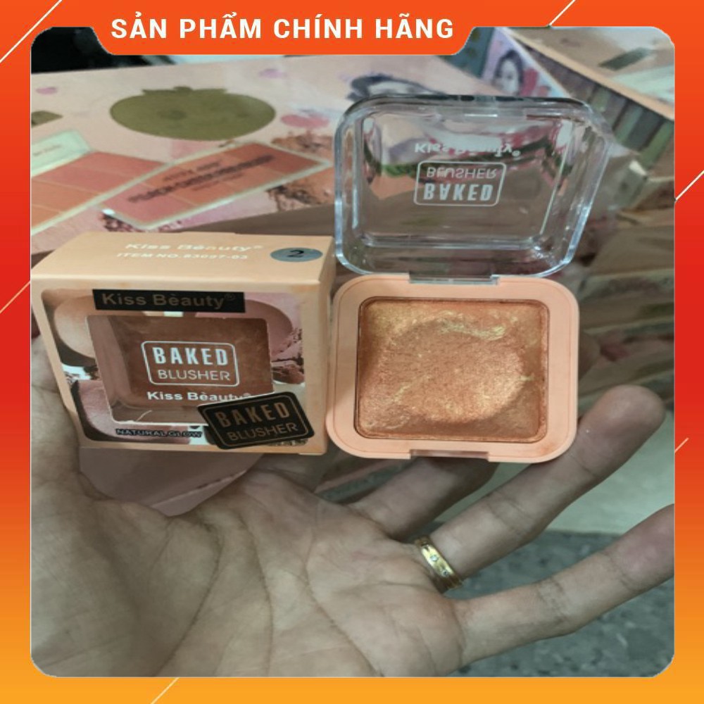 [ Giá tại kho ] Phấn má hồng vuông Baked Blusher kiss beauty Thái Lan Linh Kiện Thiện Phát - 308 Thống Nhất Là nhà phân 