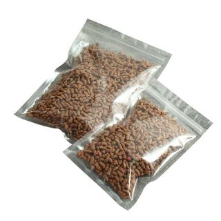 10 túi zip trong suốt 2 mặt
