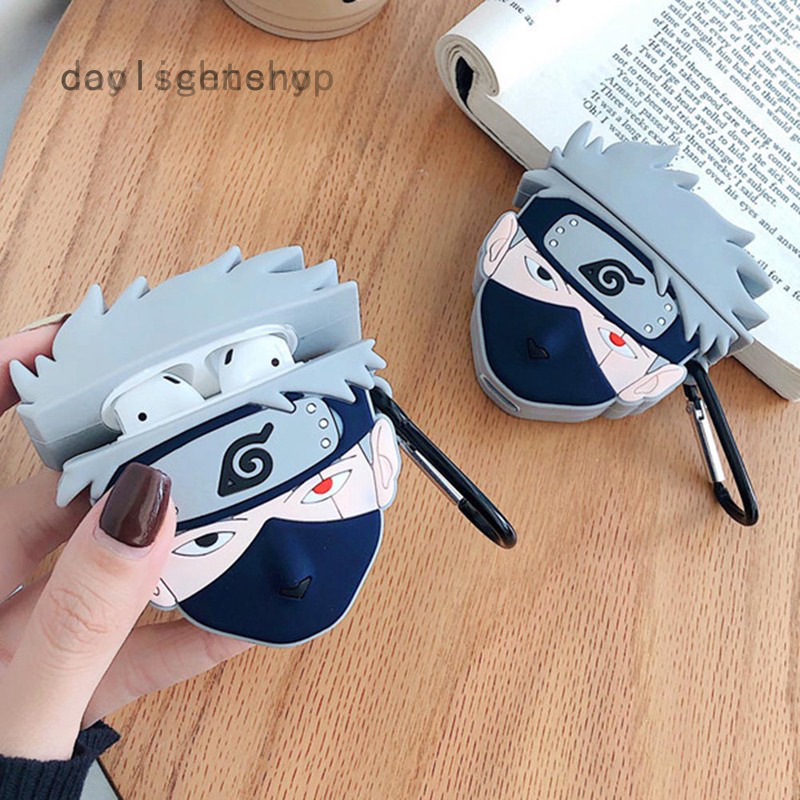 Vỏ Đựng Bảo Vệ Hộp Sạc Tai Nghe Airpods Hình Kakashi Trong Phim Hoạt Hình Naruto