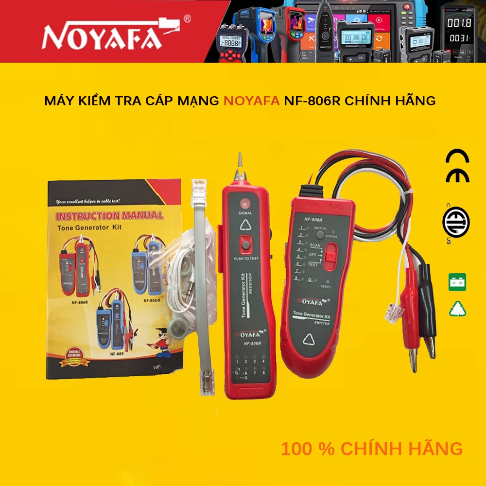 Bộ kiểm tra và dò tín hiệu mạng NOFAYA NF-806R chính hãng