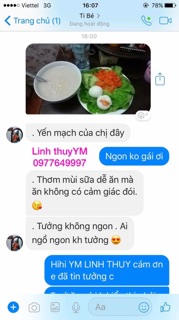 Yến mạch linh thuy