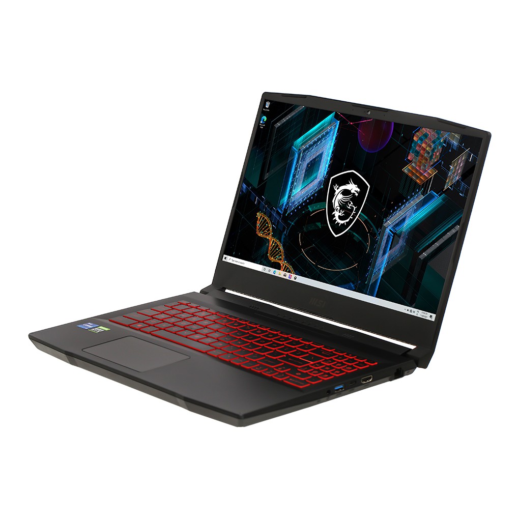 Laptop MSI Katana GF66 11UC i7 11800H/8GB/512GB/4GB RTX3050/15.6&quot;F/144Hz/Balo/Win10/(224VN)/Đen