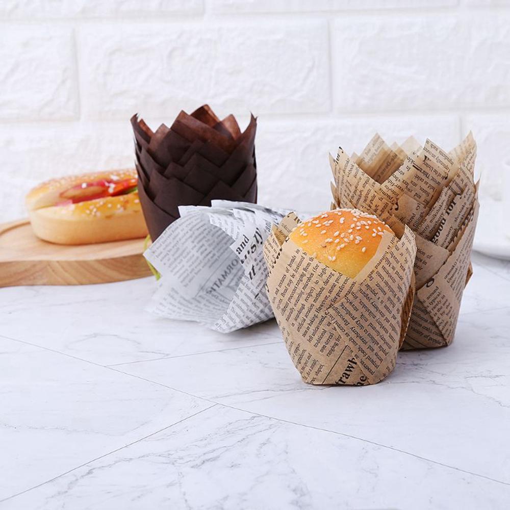 Giấy Lót Bánh Cupcake Dày Dặn Tiện Dụng Cho Nhà Bếp DIY
