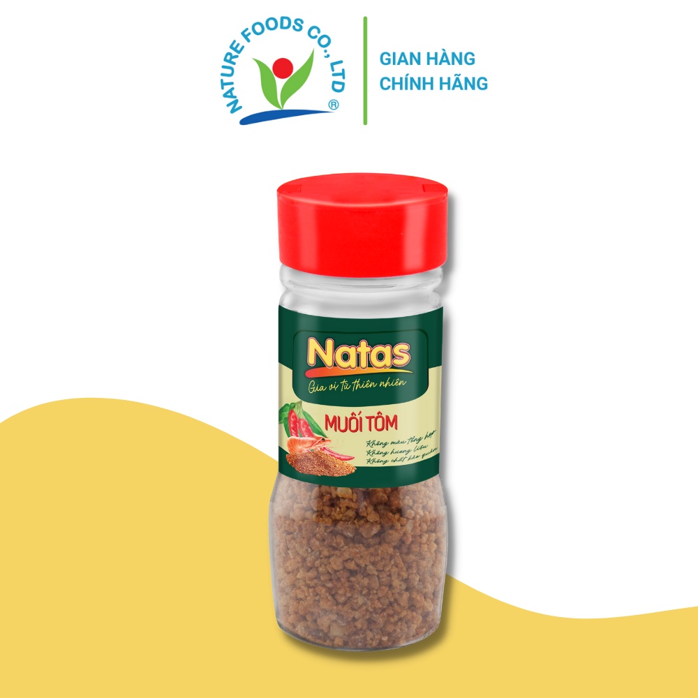 Muối tôm Natas Hũ 70g_ Gia Vị