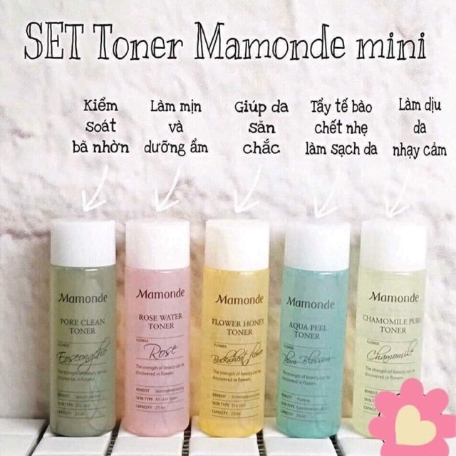 Set Toner Mamonde Mini
