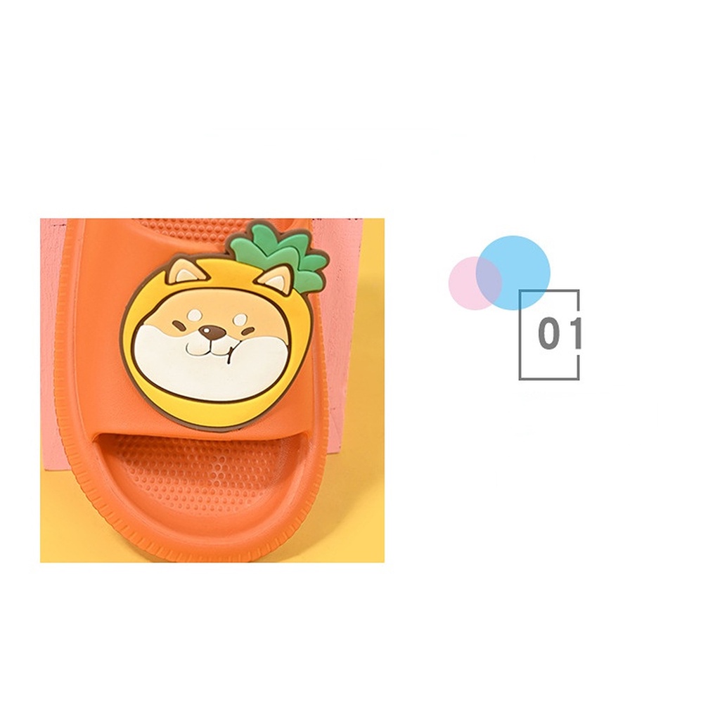 Dép Đi Trong Nhà Tắm In Hình Chú Chó Shiba Dễ Thương Cho Cặp Đôi