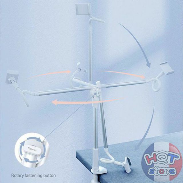 [Mã ELORDER5 giảm 10K đơn 20K] (Đã có hàng) Đế kẹp điện thoại trên bàn Baseus Flexible Holder 360 độ chắc chắn | BigBuy360 - bigbuy360.vn