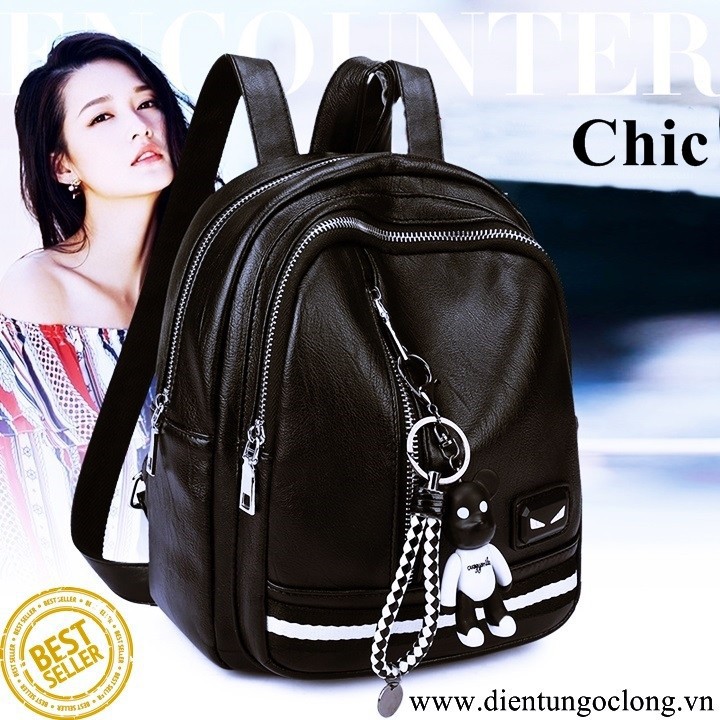 Balo Thời Trang Chic Fashion Da Pu Dày Hàng Cao Cấp