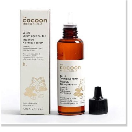 Combo phục hồi tóc hư tổn gồm Serum Tóc SACHI SA-CHI COCOON 70ml + Dưỡng tóc tinh dầu vỏ bưởi POMELO 100ml