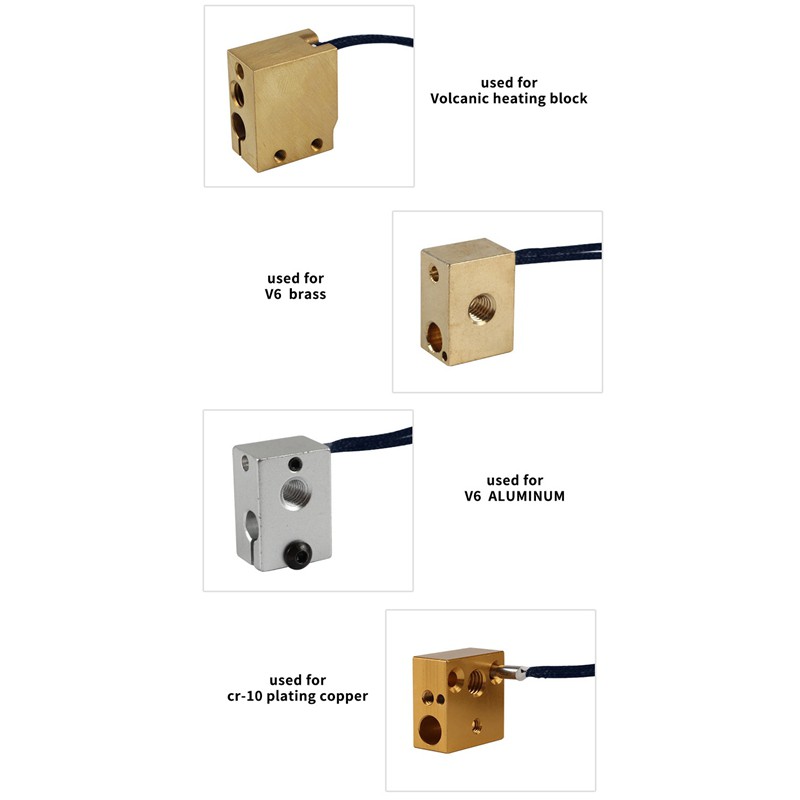 Khối Nhiệt Pt100-550Bw Chống Thấm Nước Cho Máy In 3d E3D V6 1m | BigBuy360 - bigbuy360.vn