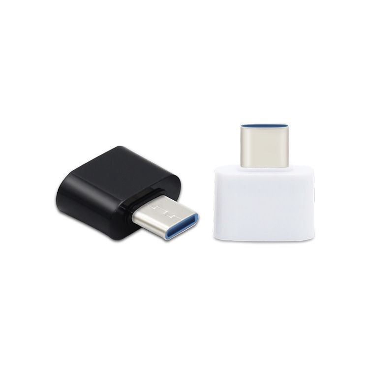 Bộ chuyển đổi USB sang loại C OTG Mini Micro USB Nam sang Type-C Female White