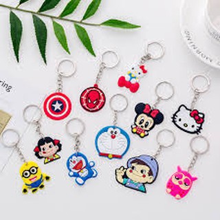 Móc khóa nhựa dẻo giá rẻ