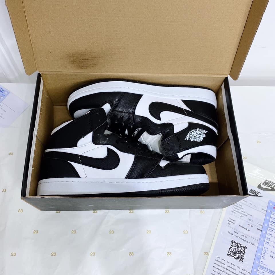 [ 𝐒𝐀𝐋𝐄 ĐẬ𝐌 ] Giày thể thao Jordan cổ cao đen trắng 1 High Twist ( Panda ) jd Đen Trắng, ✅phun box bill✅