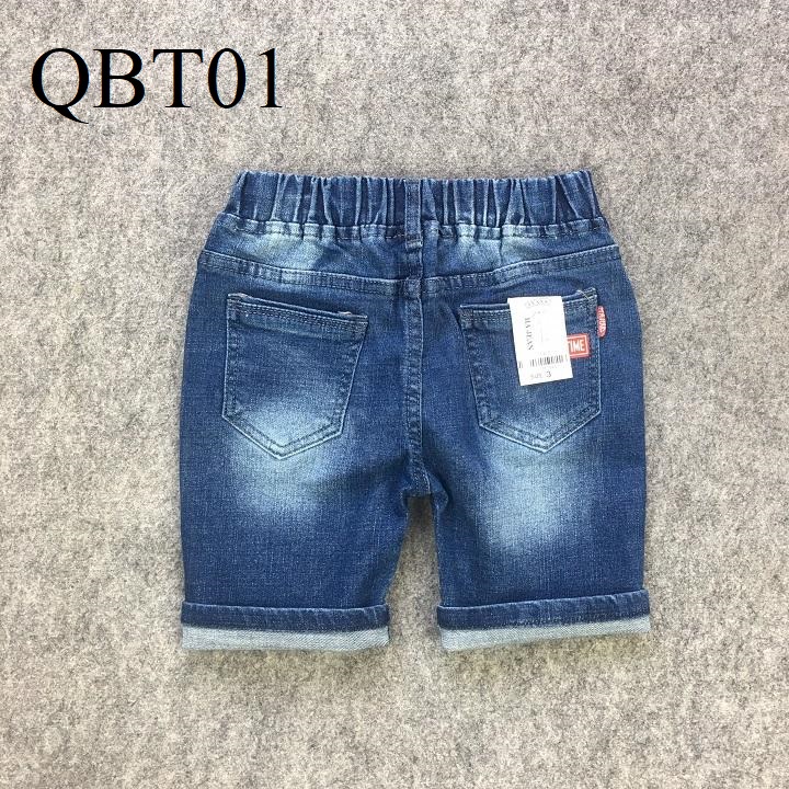 Quần jeans lửng lưng thun co giãn cho bé trai