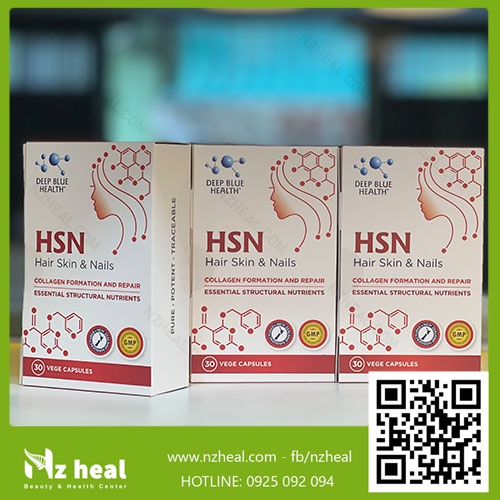 [Hỏa tốc] Viên uống HSN Deep Blue Health dưỡng da, tóc, móng (30 viên)