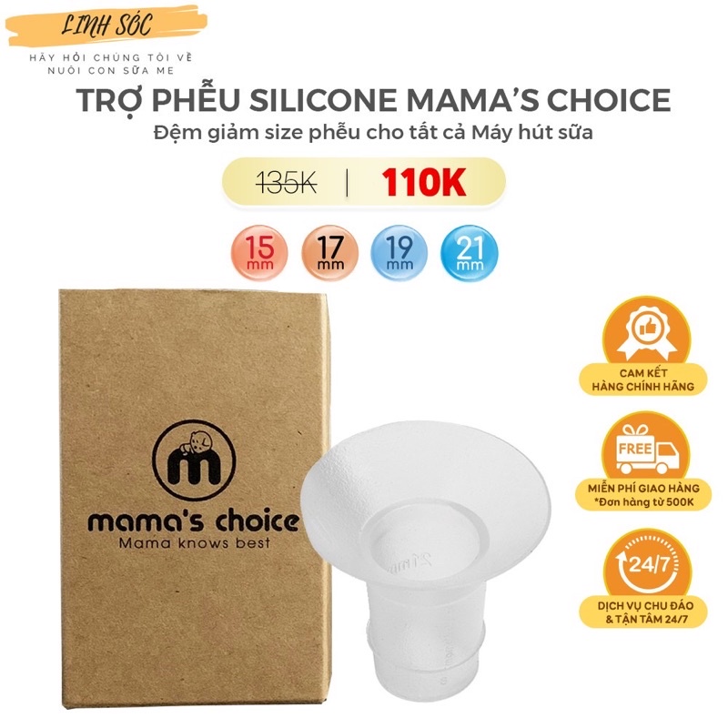 Đệm Giảm Size Phễu Silicone Mama's Choice NewFit