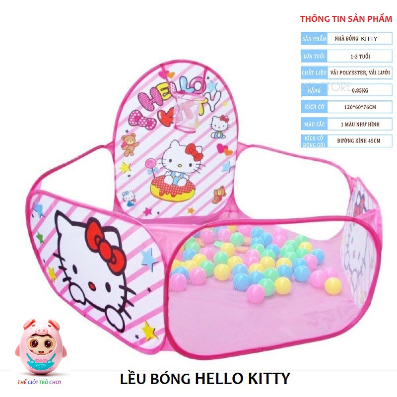 Lều Bóng Quây Bóng Cho Bé Bán Kèm Bóng Nhựa ( Bóng Sọc Dưa, Bóng 5 cm, Bóng 10 cm )