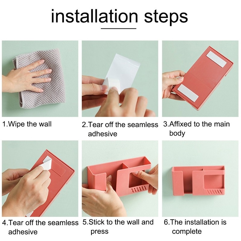 Kệ Đựng Đồ Dùng Gắn Tường Đa Năng Tiện Dụng Cho Nhà Tắm/ Nhà Bếp