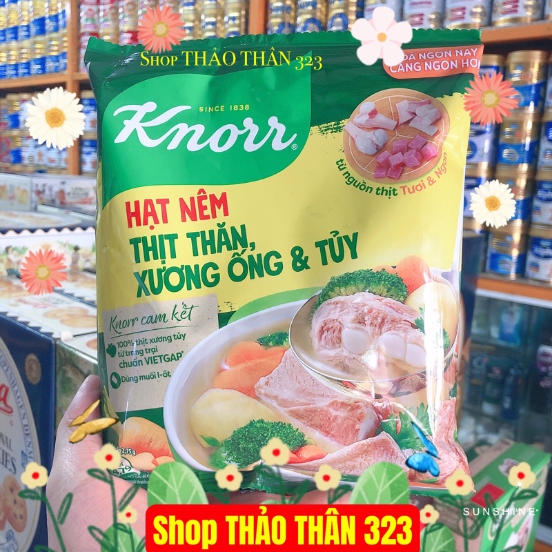 Hạt nêm Knorr Thịt Thăn &amp; Xương Ống Tuỷ 400g